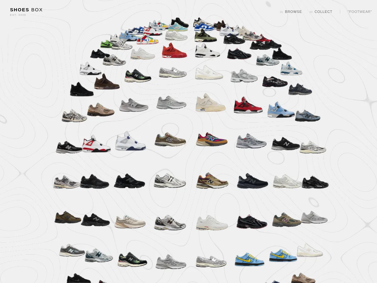 Shoes Box - متجر أحذية ثلاثي الأبعاد